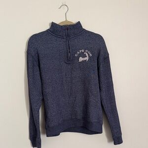 Cape Cod Navy Women's Quarter-Zip Sweatshirt